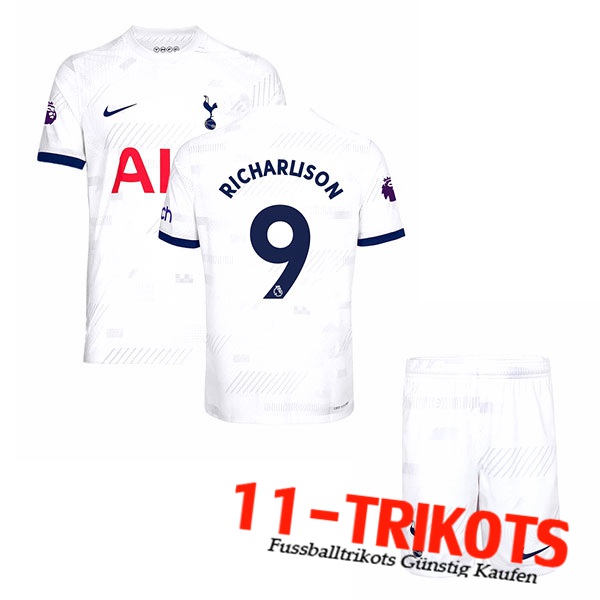 Tottenham Hotspur (RICHARLISON #9) Kinders 2023/2024 Heimtrikot