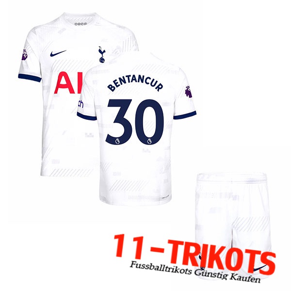 Tottenham Hotspur (BENTANCUR #30) Kinders 2023/2024 Heimtrikot