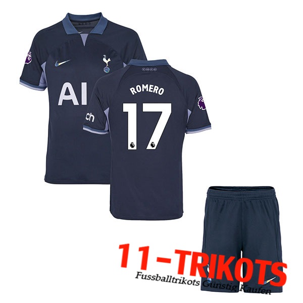 Tottenham Hotspur (ROMERO #17) Kinders 2023/2024 Auswärtstrikot