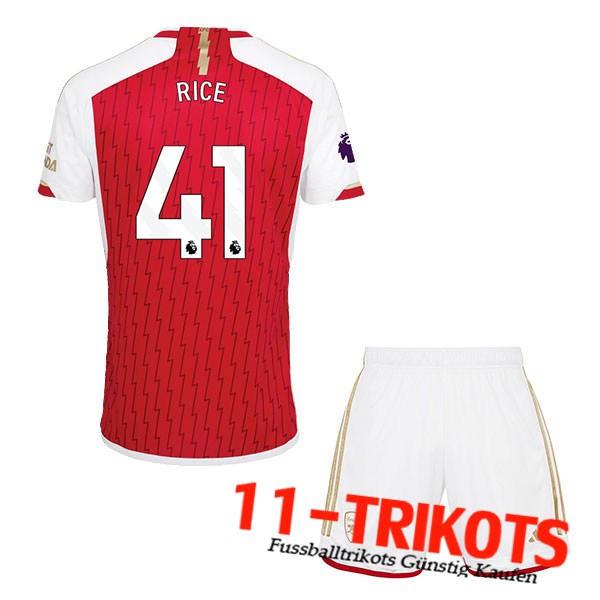 Arsenal (RICE #41) Kinders 2023/2024 Heimtrikot