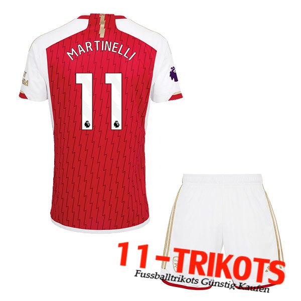 Arsenal (MARTINELLI #11) Kinders 2023/2024 Heimtrikot