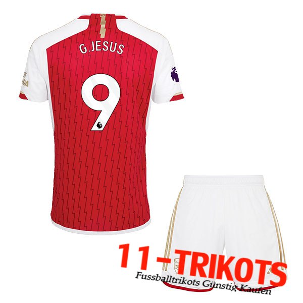 Arsenal (G.JESUS #9) Kinders 2023/2024 Heimtrikot