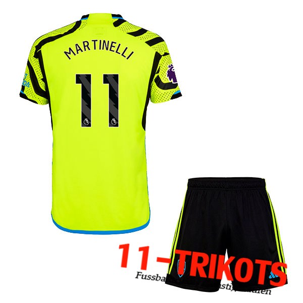 Arsenal (MARTINELLI #11) Kinders 2023/2024 Auswärtstrikot