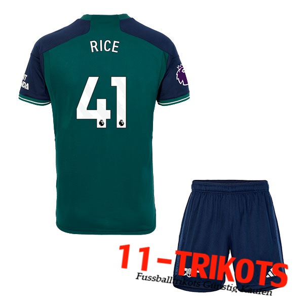 Arsenal (RICE #41) Kinders 2023/2024 Third Trikot