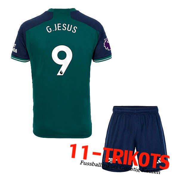 Arsenal (G.JESUS #9) Kinders 2023/2024 Third Trikot