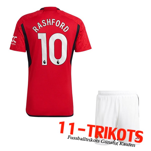 Manchester United (RASHFORD #10) Kinders 2023/2024 Heimtrikot