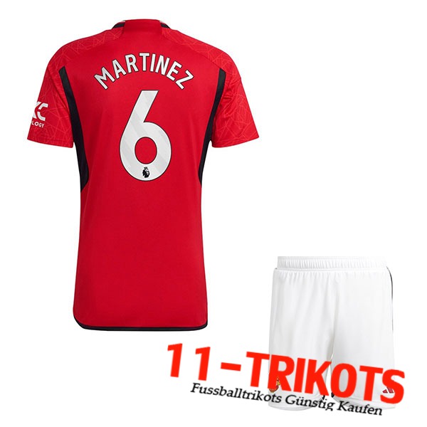 Manchester United (MARTINEZ #6) Kinders 2023/2024 Heimtrikot