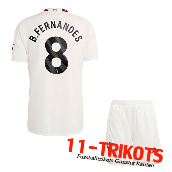 Manchester United (B. FERNANDES #8) Kinders 2023/2024 Third Trikot