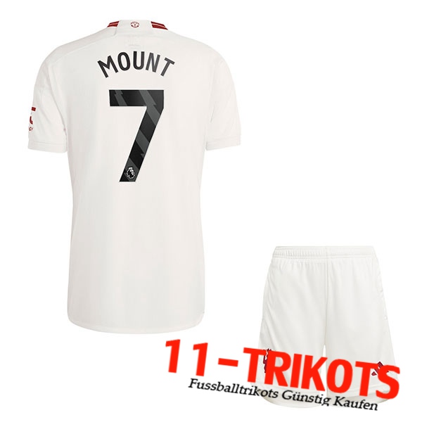 Manchester United (MOUNT #7) Kinders 2023/2024 Third Trikot