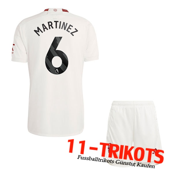 Manchester United (MARTINEZ #6) Kinders 2023/2024 Third Trikot