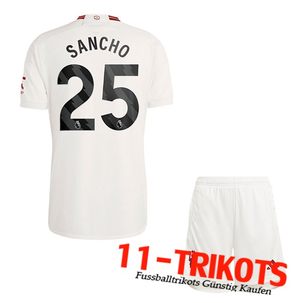 Manchester United (SANCHO #25) Kinders 2023/2024 Third Trikot