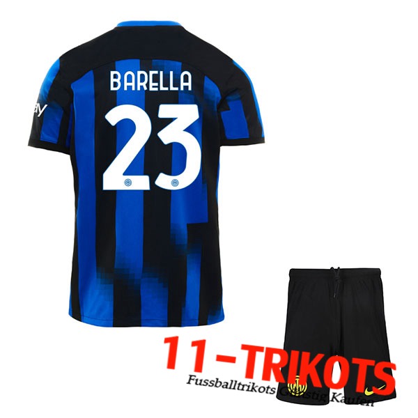 Inter Milan (BARELLA #23) Kinders 2023/2024 Heimtrikot