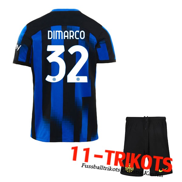 Inter Milan (DIMARCO #32) Kinders 2023/2024 Heimtrikot