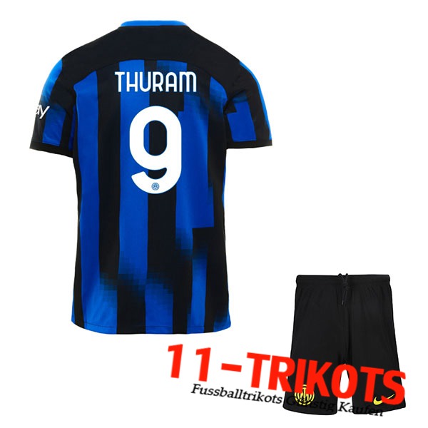Inter Milan (THURAM #9) Kinders 2023/2024 Heimtrikot