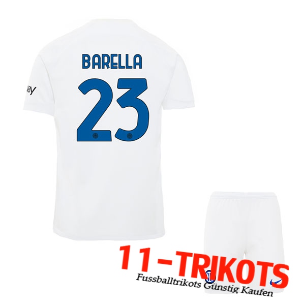 Inter Milan (BARELLA #23) Kinders 2023/2024 Auswärtstrikot