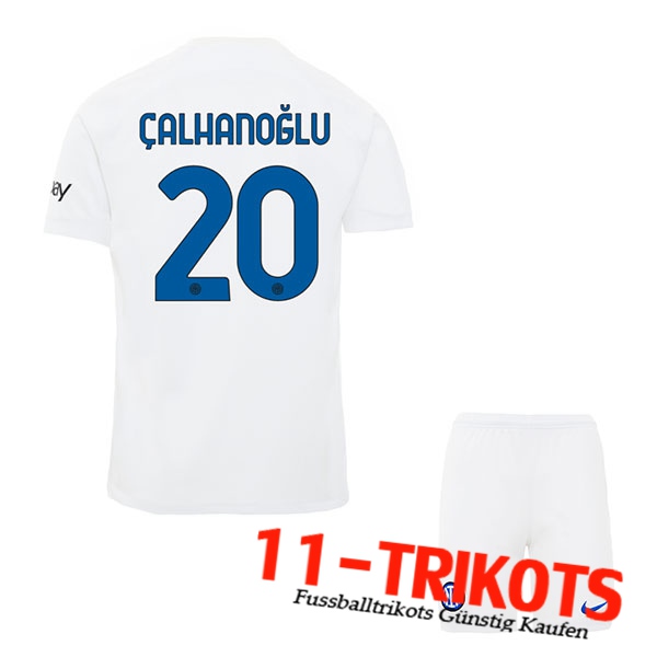 Inter Milan (CALHANOGLU #20) Kinders 2023/2024 Auswärtstrikot