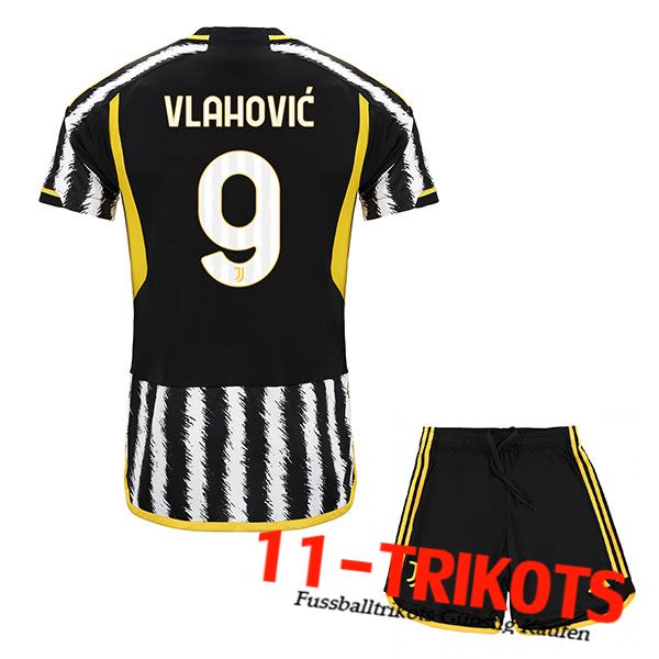 Juventus (VLAHOVIC #9) Kinders 2023/2024 Heimtrikot
