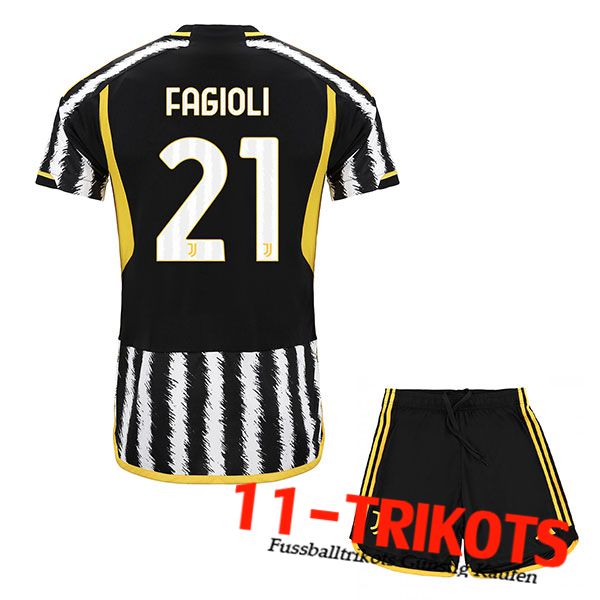 Juventus (FAGIOLI #21) Kinders 2023/2024 Heimtrikot