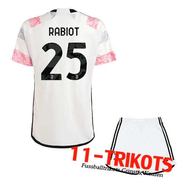 Juventus (RABIOT #25) Kinders 2023/2024 Auswärtstrikot