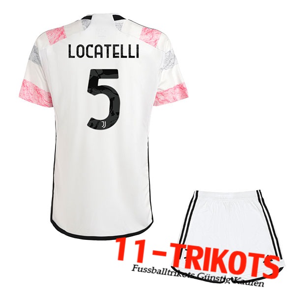 Juventus (LOCATELLI #5) Kinders 2023/2024 Auswärtstrikot