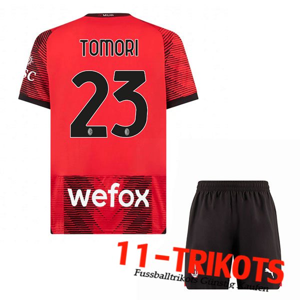 AC Milan (TOMORI #23) Kinders 2023/2024 Heimtrikot