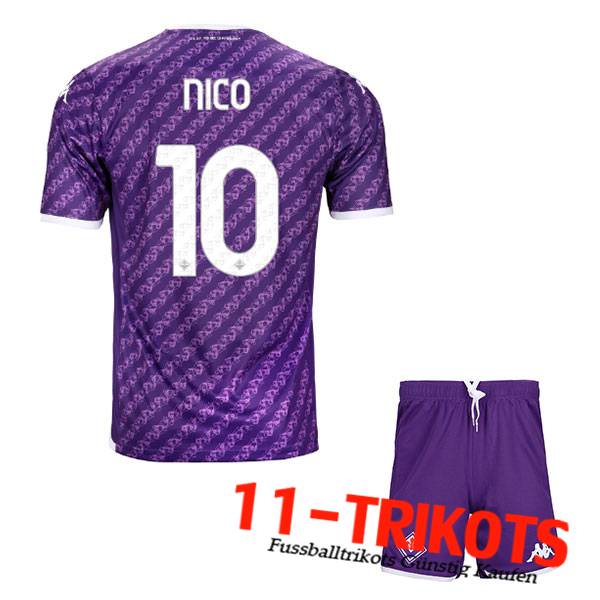 ACF Fiorentina (NICO #10) Kinders 2023/2024 Heimtrikot