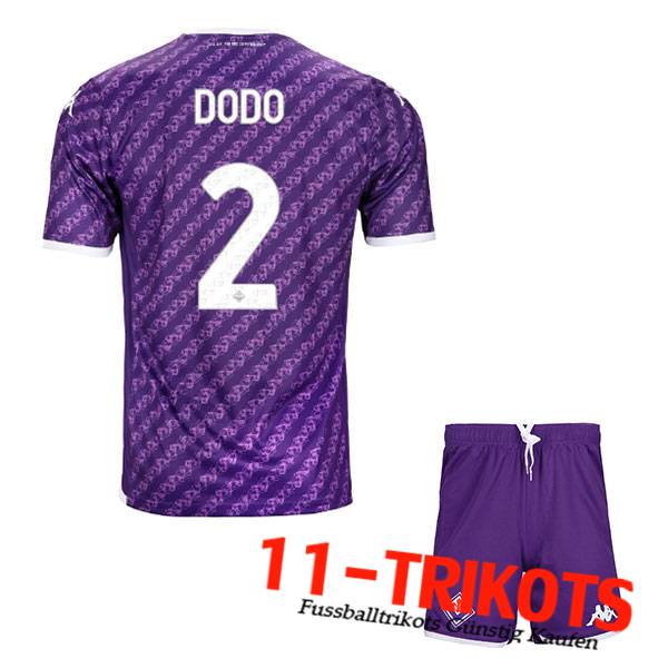 ACF Fiorentina (DODO #2) Kinders 2023/2024 Heimtrikot