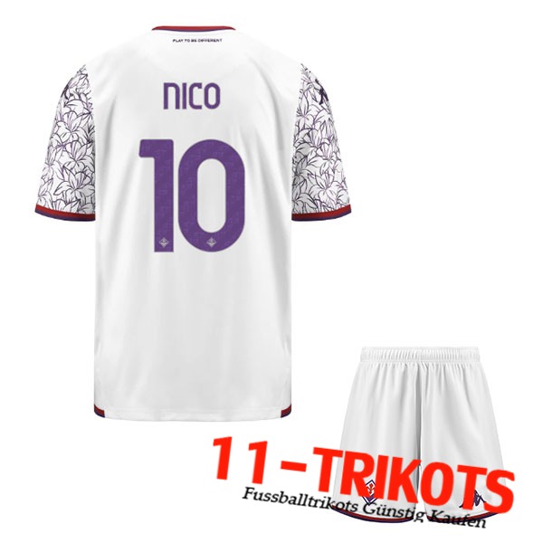 ACF Fiorentina (NICO #10) Kinders 2023/2024 Auswärtstrikot