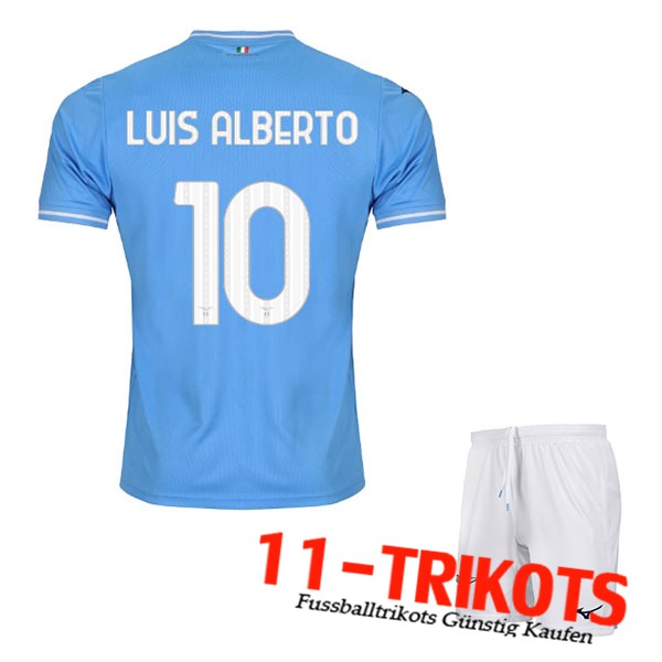 SS Lazio (LUIS ALBERTO #10) Kinders 2023/2024 Heimtrikot