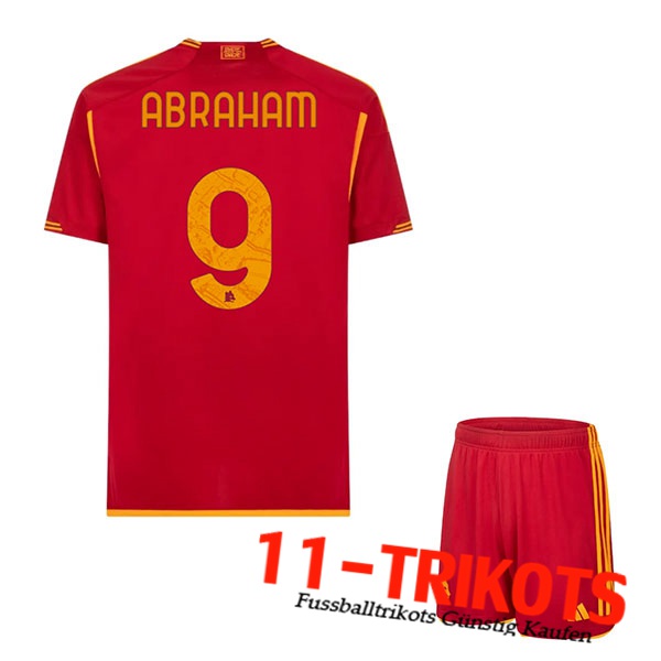 As Rome (ABRAHAM #9) Kinders 2023/2024 Heimtrikot