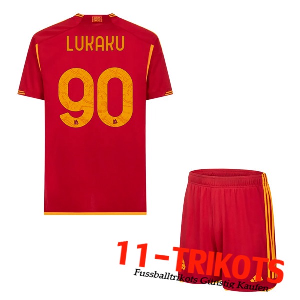 As Rome (LUKAKU #90) Kinders 2023/2024 Heimtrikot