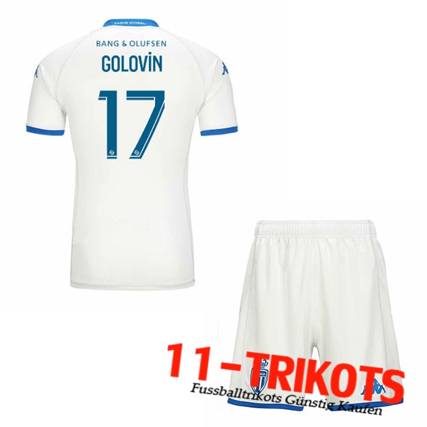 AS Monaco (GOLOVIN #17) Kinders 2023/2024 Third Trikot