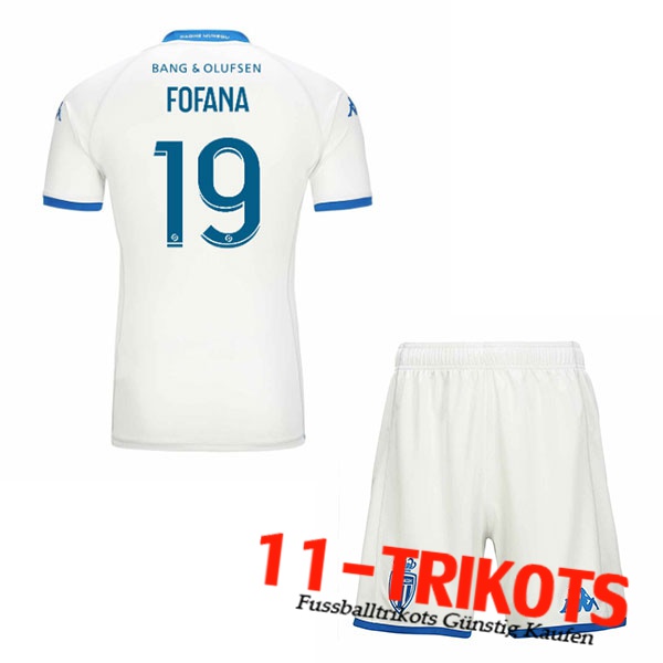 AS Monaco (FOFANA #19) Kinders 2023/2024 Third Trikot