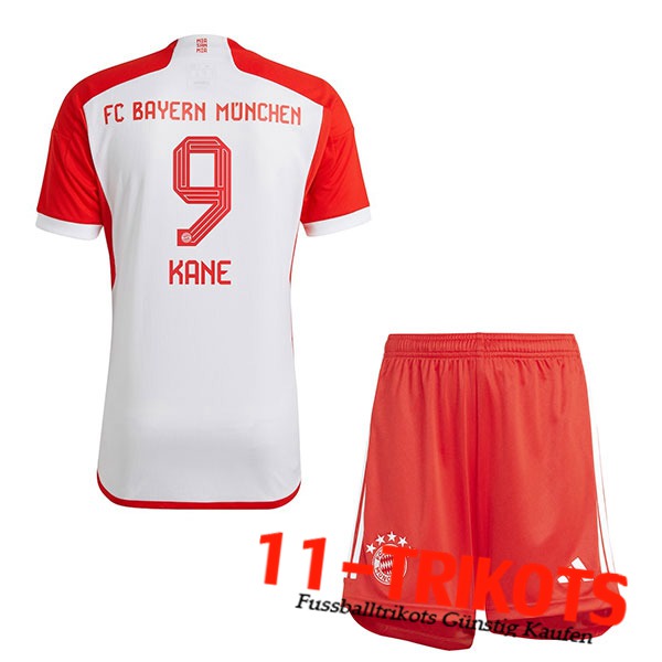 Bayern München (KANE #9) Kinders 2023/2024 Heimtrikot