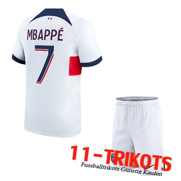 PSG (MBAPPÉ #7) Kinders 2023/2024 Auswärtstrikot