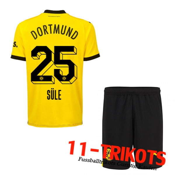 Dortmund BVB (SÜLE #25) Kinders 2023/2024 Heimtrikot