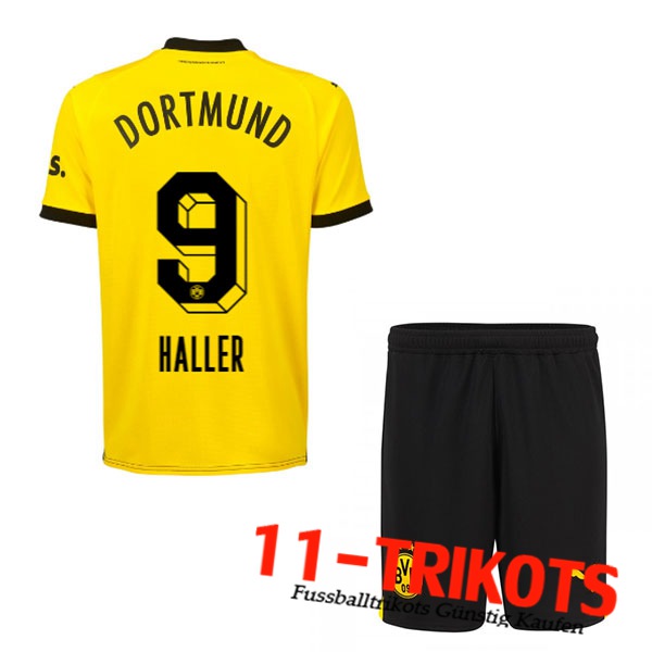 Dortmund BVB (HALLER #9) Kinders 2023/2024 Heimtrikot