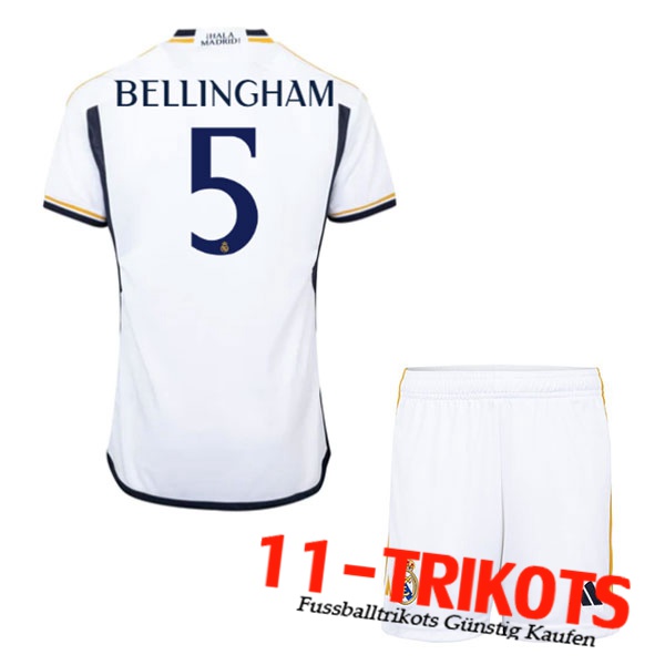 Real Madrid (BELLINGHAM #5) Kinders 2023/2024 Heimtrikot