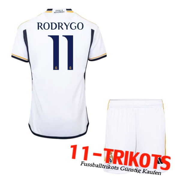 Real Madrid (RODRYGO #11) Kinders 2023/2024 Heimtrikot