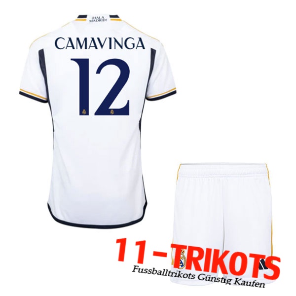 Real Madrid (CAMAVINGA #12) Kinders 2023/2024 Heimtrikot