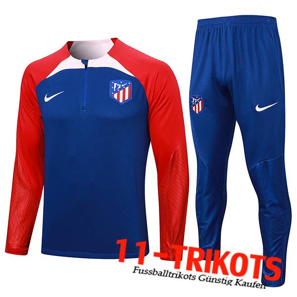 Atletico Madrid Trainingsanzug Blau 2023/2024