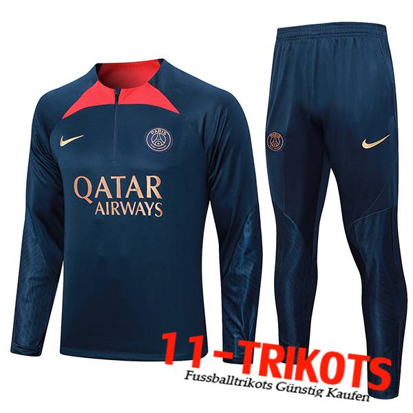 PSG Navy Trainingsanzug blau 2023/2024 -03