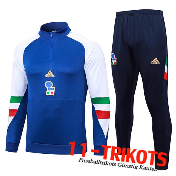 Italien Trainingsanzug Blau 2023/2024 -02