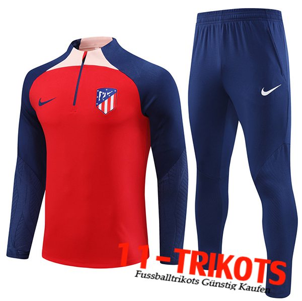 Atletico Madrid Trainingsanzug Rot 2023/2024 -03