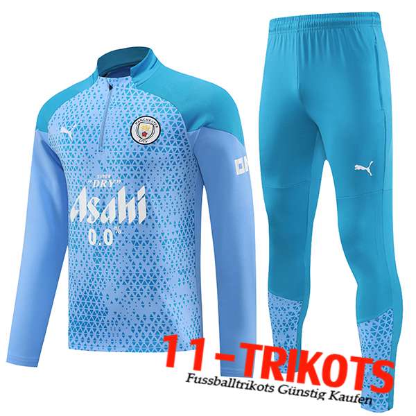 Manchester City Trainingsanzug Hellblau 2023/2024 -04