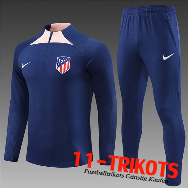 Atletico Madrid Trainingsanzug Kinder Navy blau 2023/2024