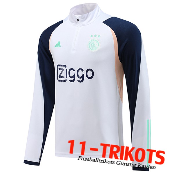 Ajax Training Sweatshirt Weiß 2023/2024 -02