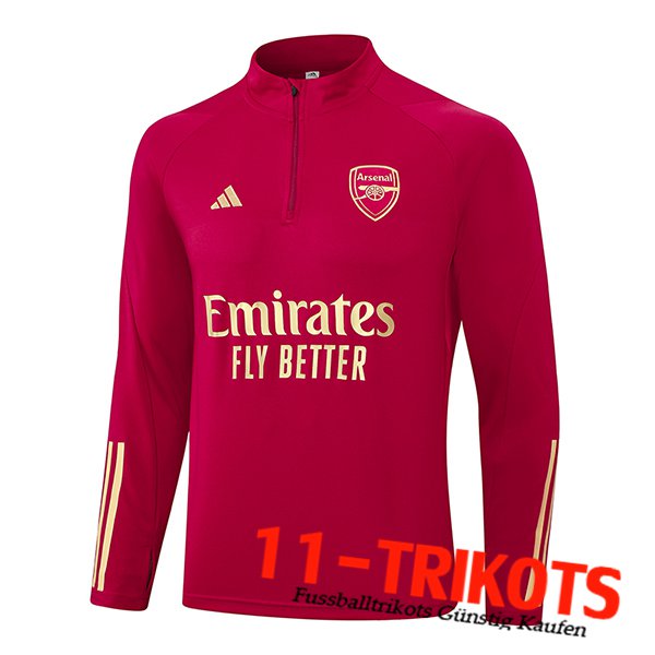 Arsenal Training Sweatshirt Rot 2023/2024 -03