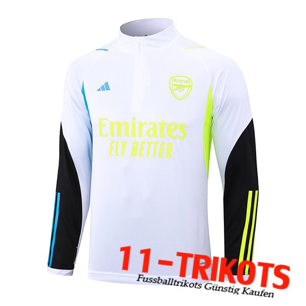 Arsenal Training Sweatshirt Weiß 2023/2024