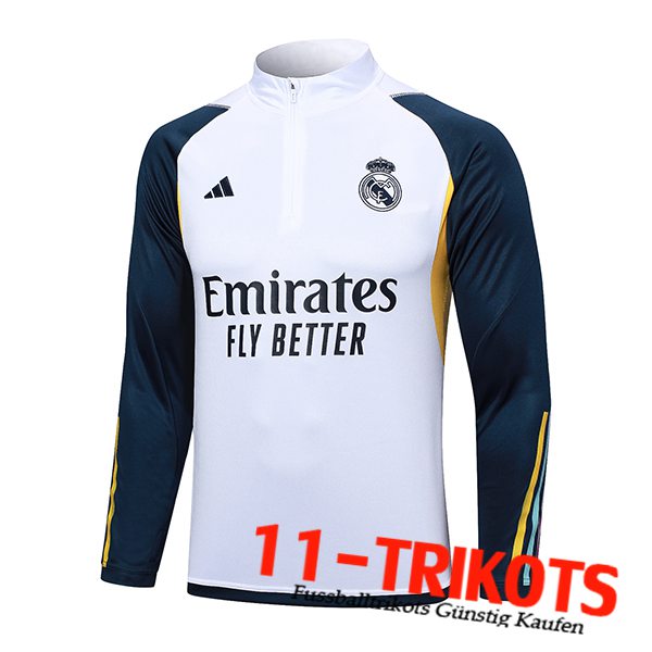 Real Madrid Training Sweatshirt Weiß 2023/2024 -05